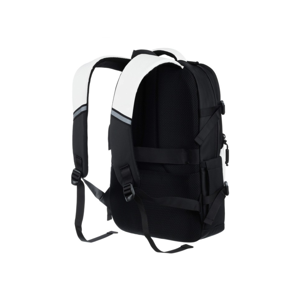 Рюкзак спортивный TORBER Xtreme 18", белый/чёрный, 31 х 12 х 46 см, 17л