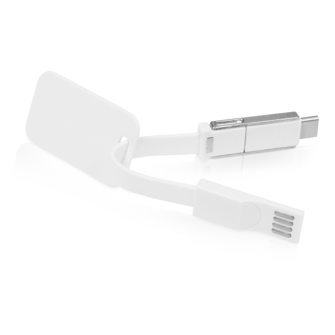 Зарядный кабель 3-в-1 "Charge-it", белый
