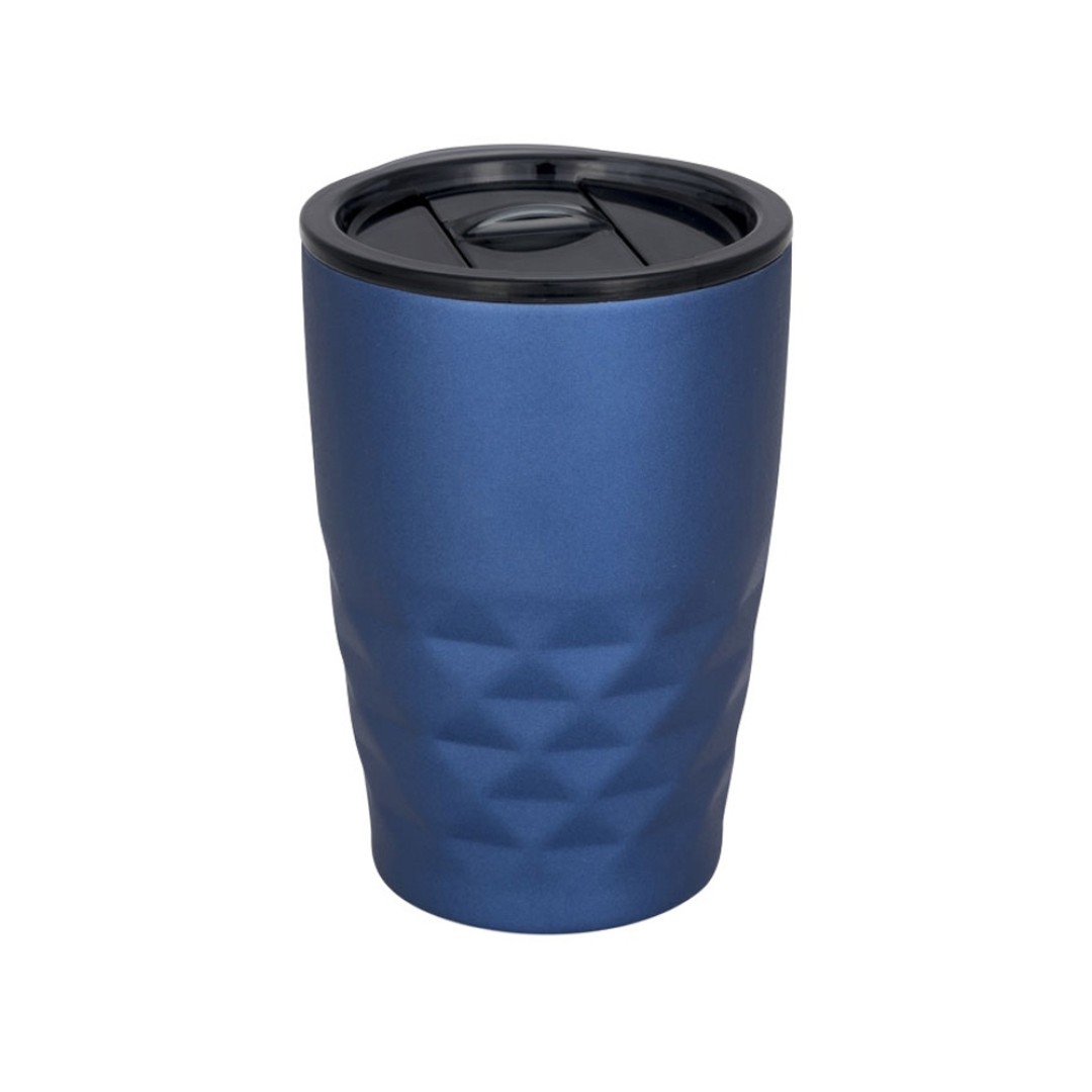 Кружка Geo с вакуумной изоляцией, синий/черный