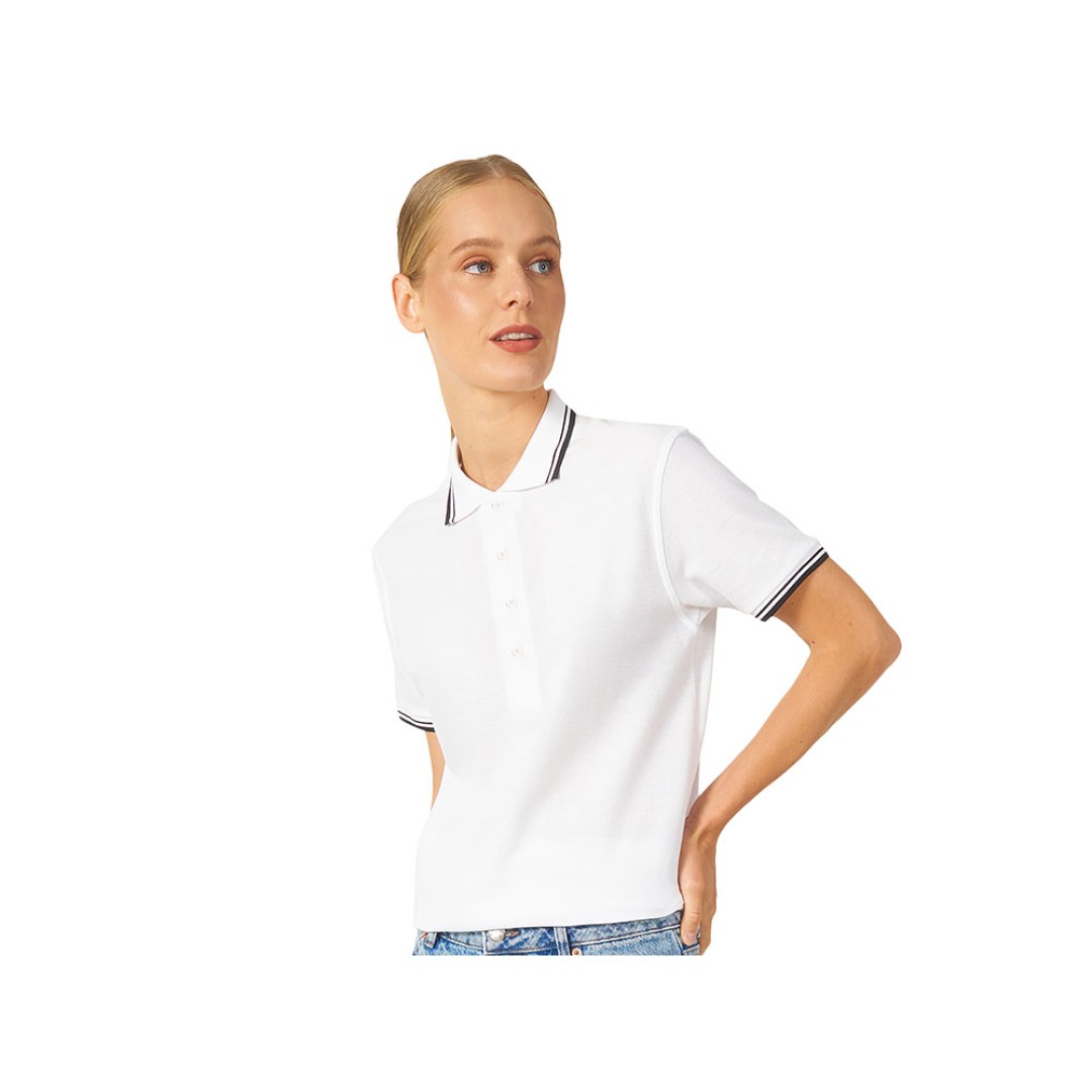 Рубашка поло "Erie" женская, белый