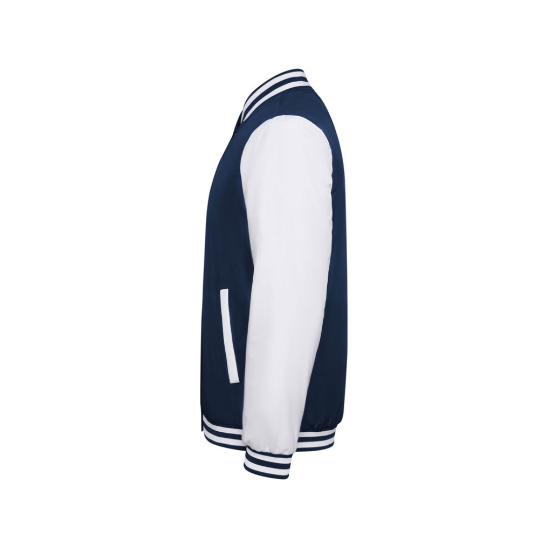 Бомбер утепленный «California» унисекс, синий нэйви/белый