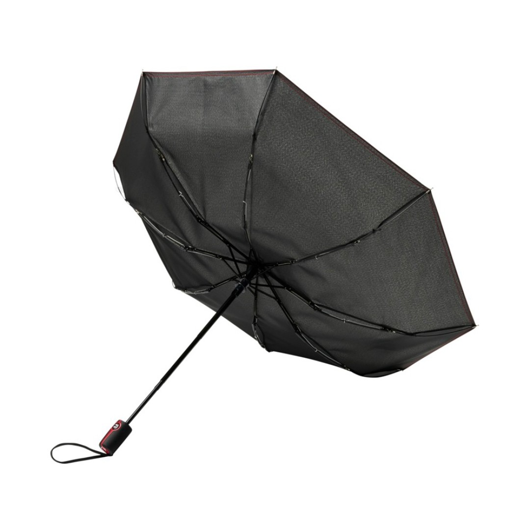 Автоматический складной зонт Stark-mini, черный/красный