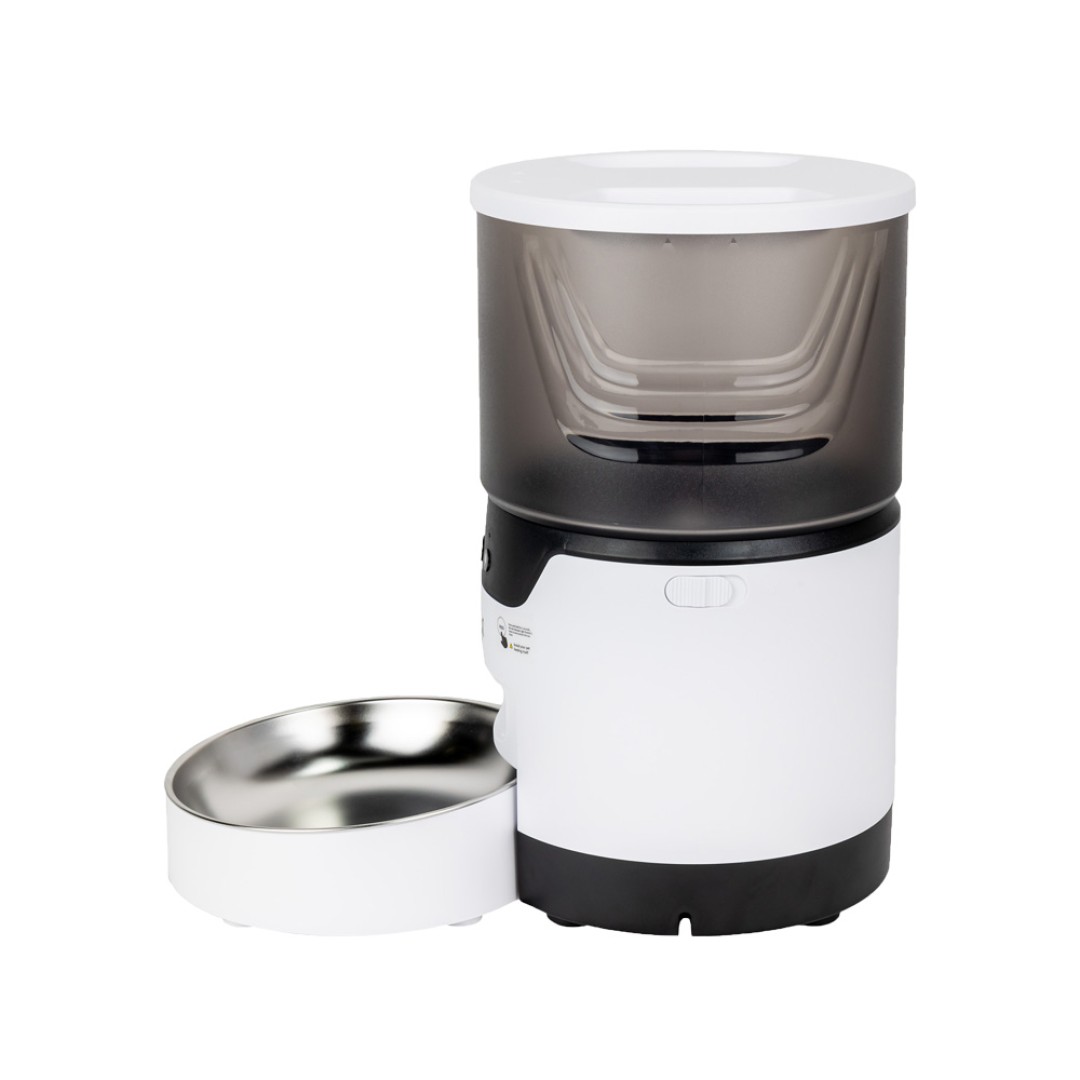 Умная Wi-Fi кормушка «IoT Pet Feeder», 3000 мл, белый/черный