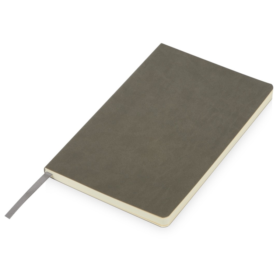 Блокнот "Softy 2.0", гибкая обложка A5, 80 листов, серый