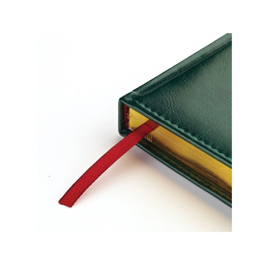 Ежедневник недатированный А4 "Sidney Nebraska", зеленый (золотой обрез) (Р)