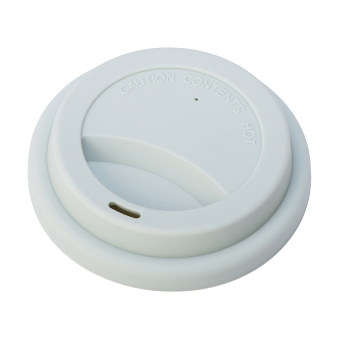 Стакан с силиконовой крышкой "Cafe", olive