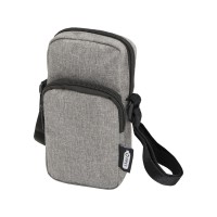 Сумка для телефона "Ross" из переработанного материала, серый яркий