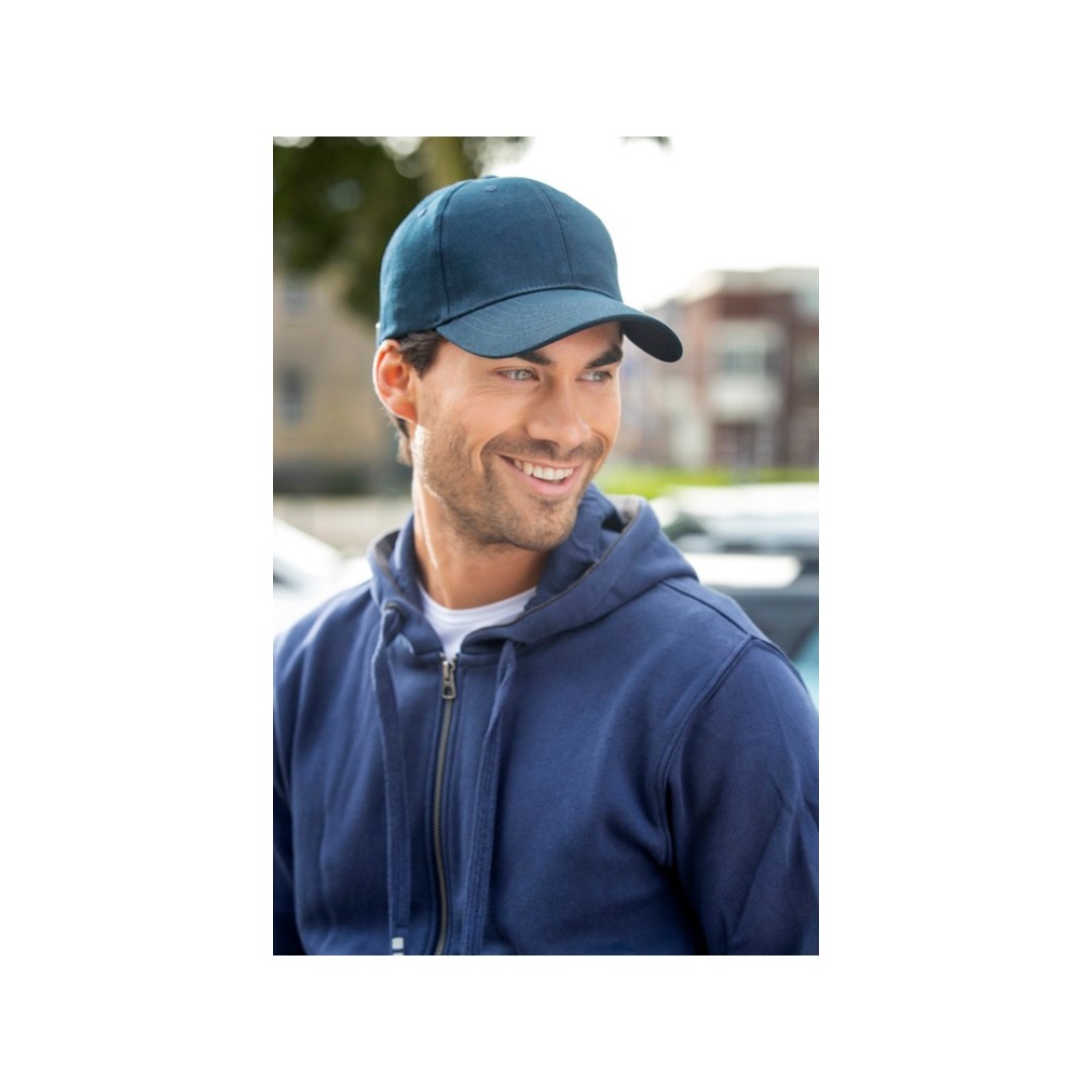 Бейсболка Davis, 6 панелей, storm grey