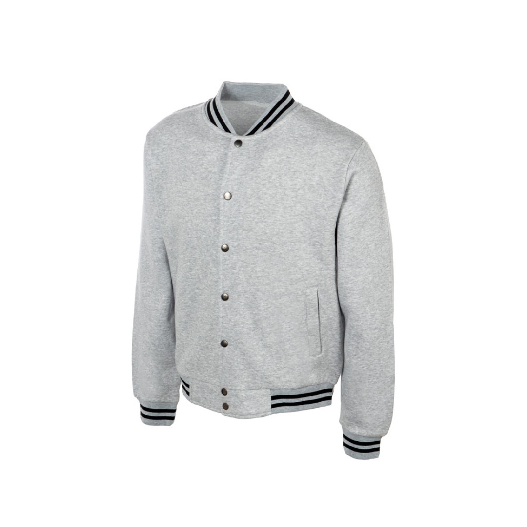 Бомбер «Oxford», серый меланж, унисекс