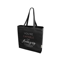 Odessa эко-сумка из переработанных материалов 220 г/м2 - Черный