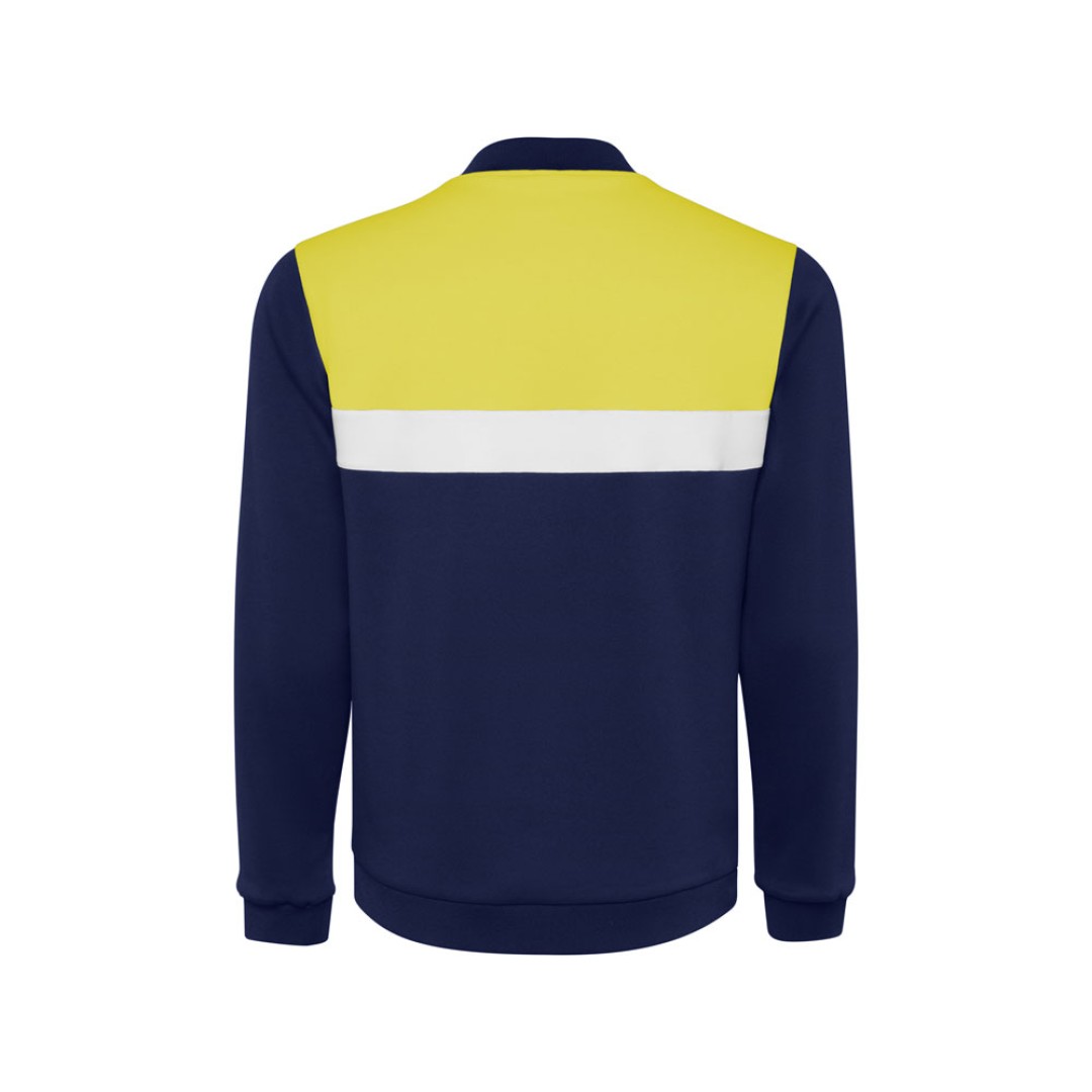 Спортивная куртка «Leros» унисекс, желтый/синий нэйви