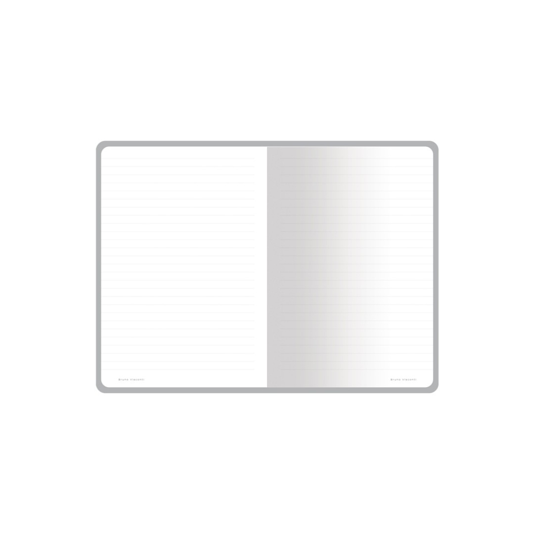 Тетрадь с каменной бумагой А5 "Carrara" 40 л., линейка, зеленый