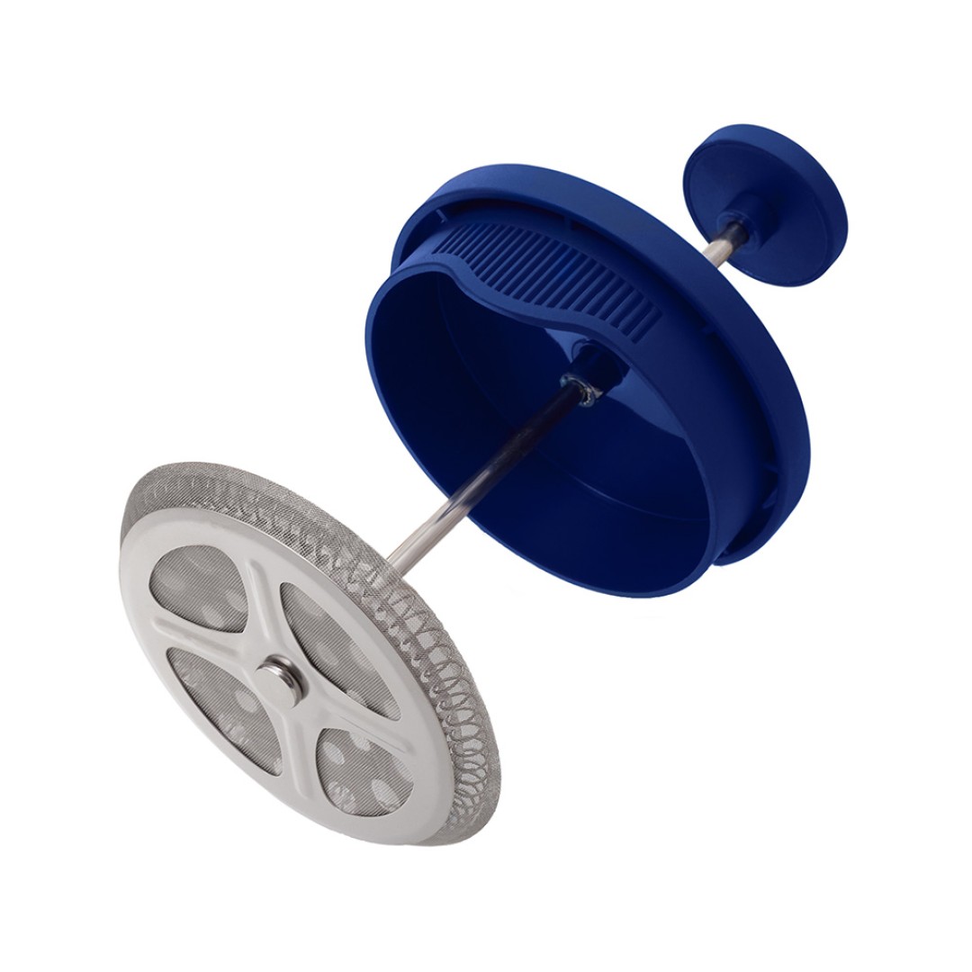 Пластиковый френч-пресс "Intense", 600мл, темно-синий