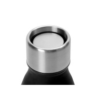 Вакуумная герметичная термобутылка «Fuse» с 360 крышкой, черный, 500 мл