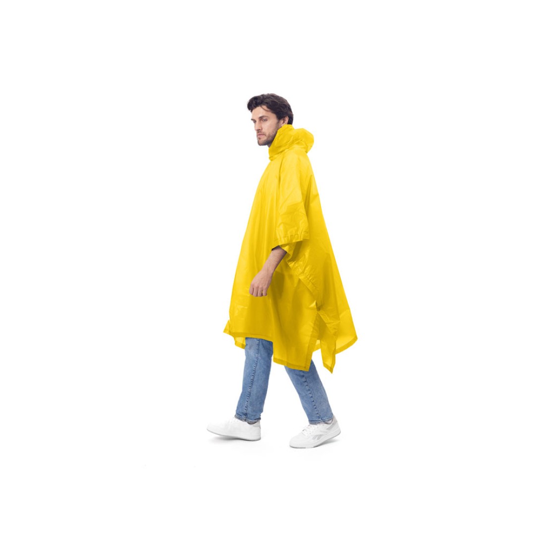 Пончо «Hawaii» c чехлом унисекс, желтый
