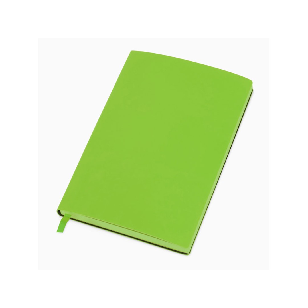 Подарочный набор с блокнотом С1, металлической ручкой и кружкой, зеленое яблоко