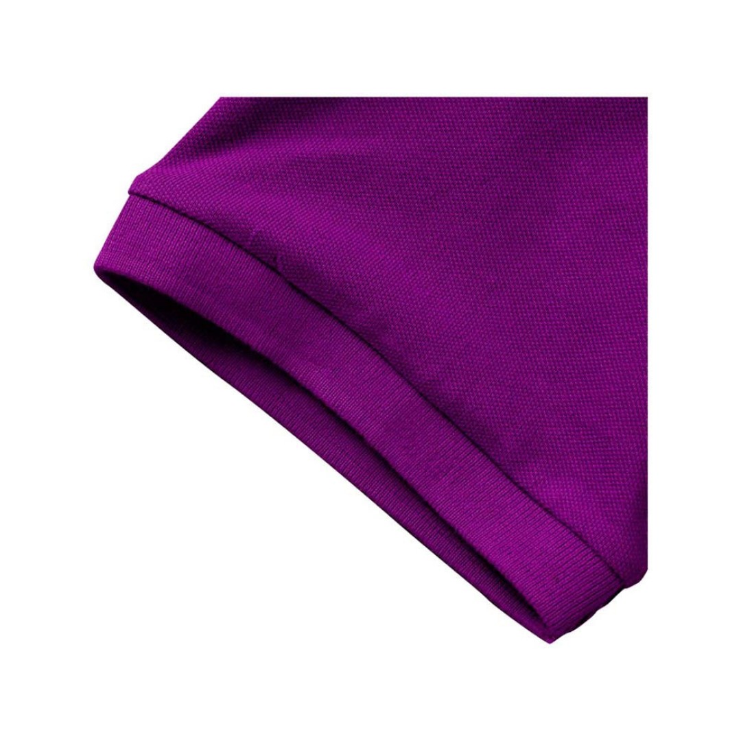 Calgary мужская футболка-поло с коротким рукавом, темно-фиолетовый