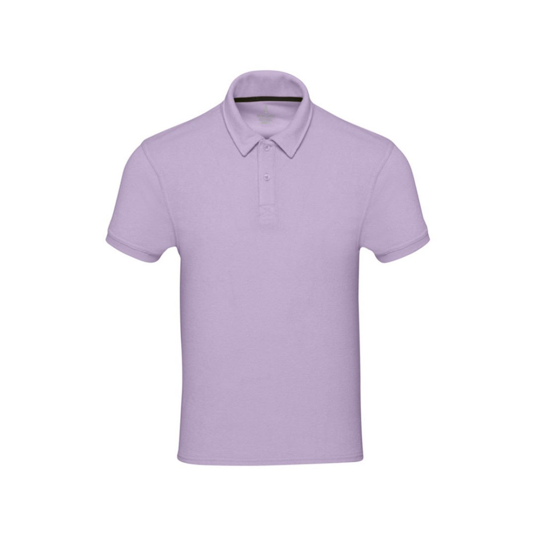 Рубашка поло унисекс "Akoya" из переработанного махрового материала - Lilac