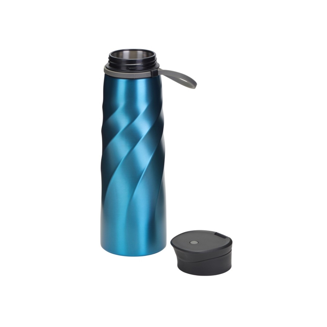 Бутылка для воды «Athletica», 1000 мл, нержавеющая сталь, синий