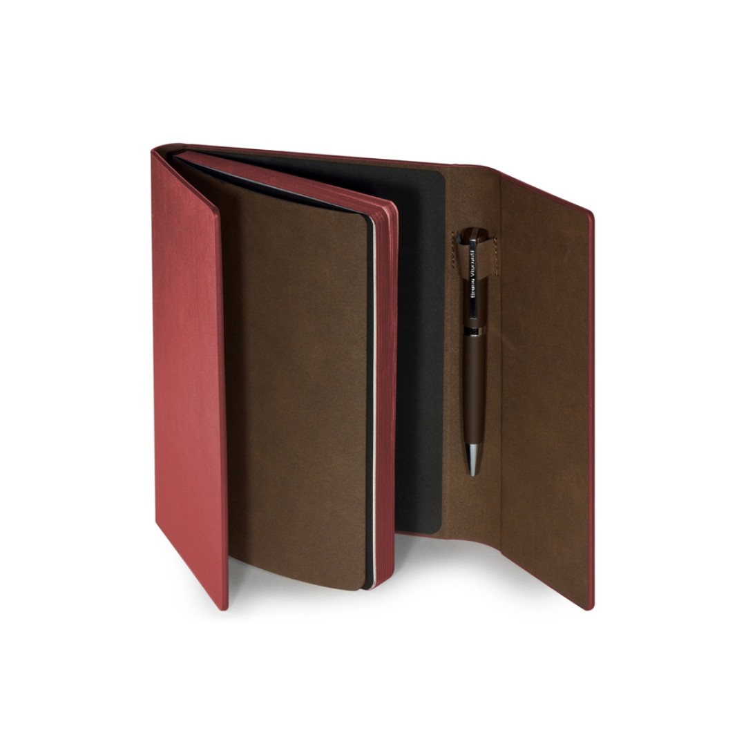 Ежедневник недатированный с магнитным клапаном, А5 "WALTZ", бордовый