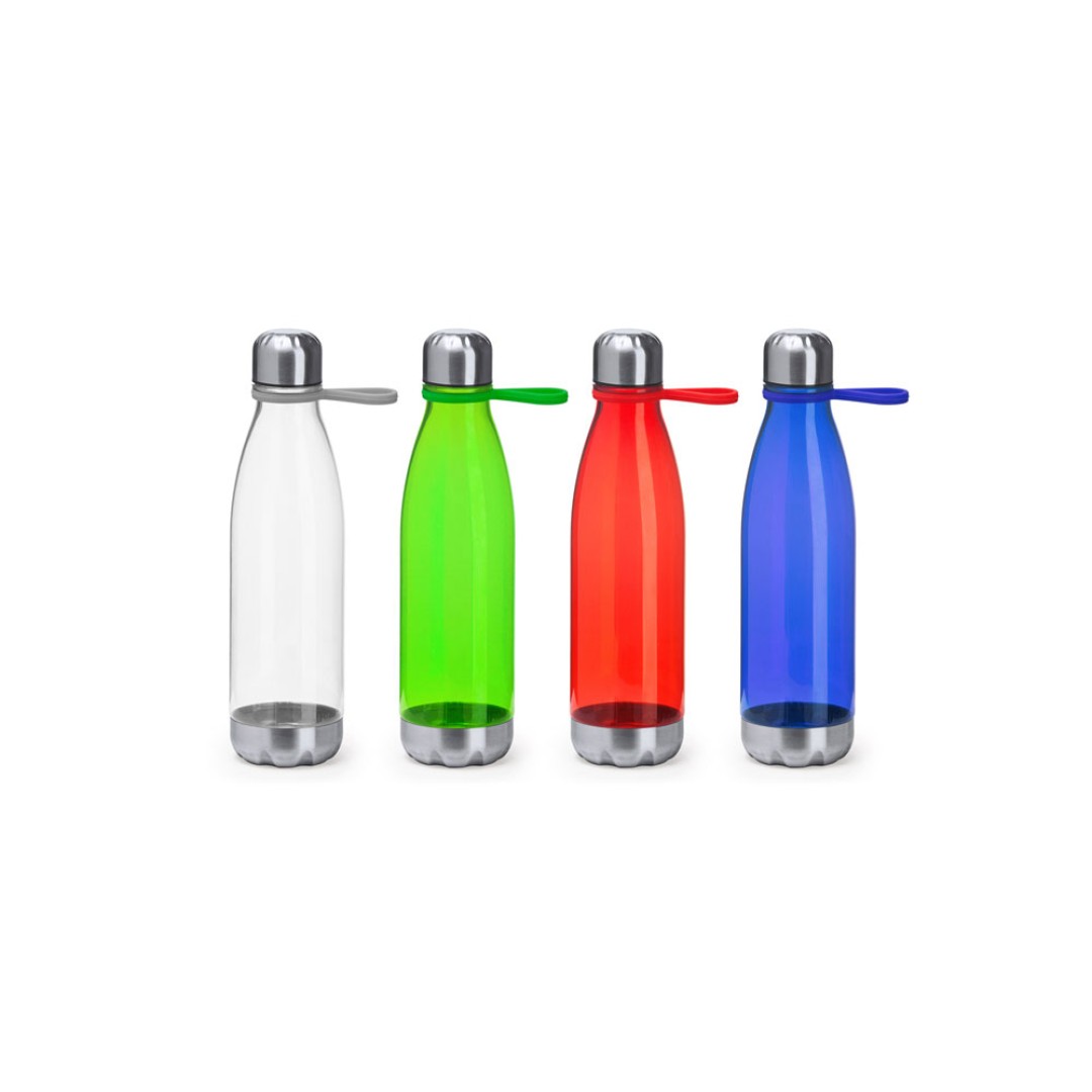 Бутылка EDDO в прозрачной AS-отделке, 700 мл, красный