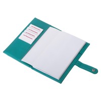 Блокнот-кошелек с сменным блоком А6 "Wall Street", 64 листа, бирюзовый