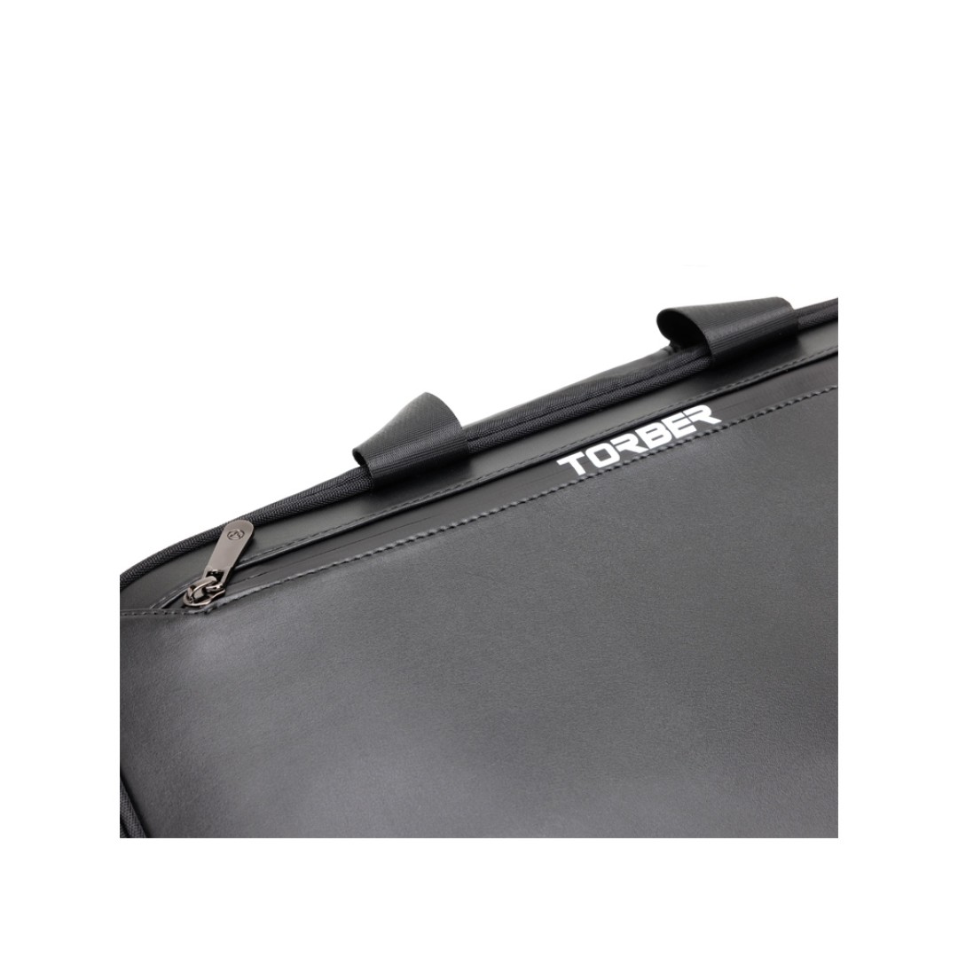 Сумка для ноутбука TORBER VOYAGE 15.6'', черный, нейлон/микрофибра, 43 х 5 х 29 см, 6л