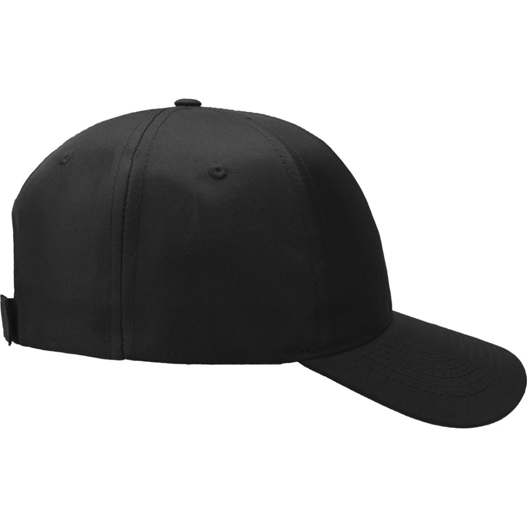 Бейсболка "Poly" 5-ти панельная 120 гр, черный
