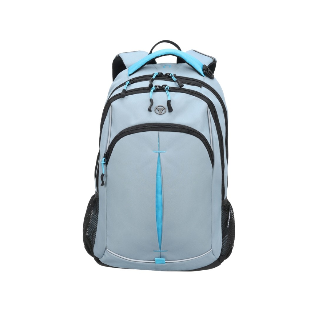 Рюкзак TORBER ROCKIT серый/голубой, полиэстер/добби, 32x15x46 см, 22 л