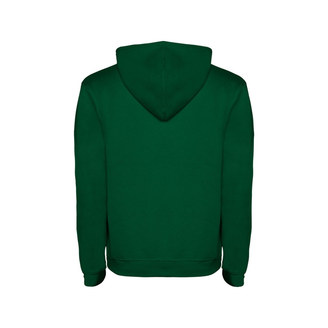 Толстовка с капюшоном "Urban" мужская, бутылочный/серый меланж