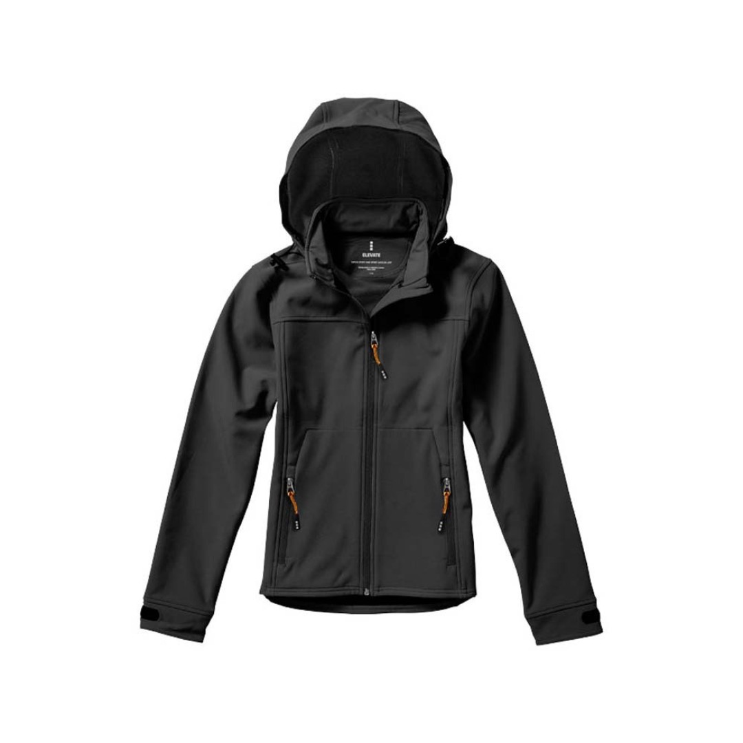 Куртка софтшел "Langley" женская, антрацит