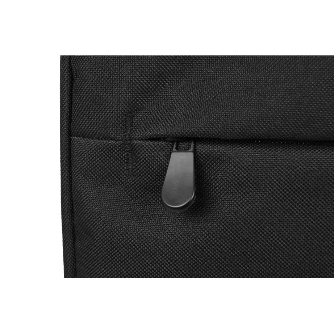 Сумка для ноутбука 13'' Flank с боковой молнией, черный