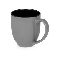 Кружка керамическая «Gracy» 450мл, серый/черный