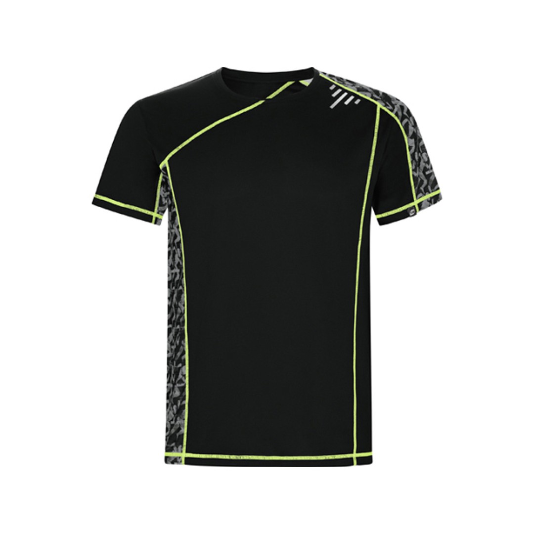 Спортивная футболка "Sochi" мужская, принтованый черный