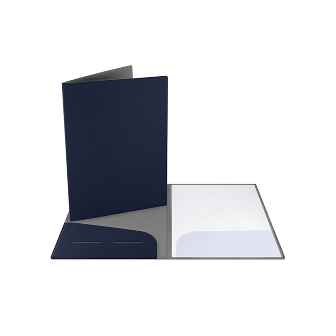 Папка классическая из экокожи "Favor", темно-синий