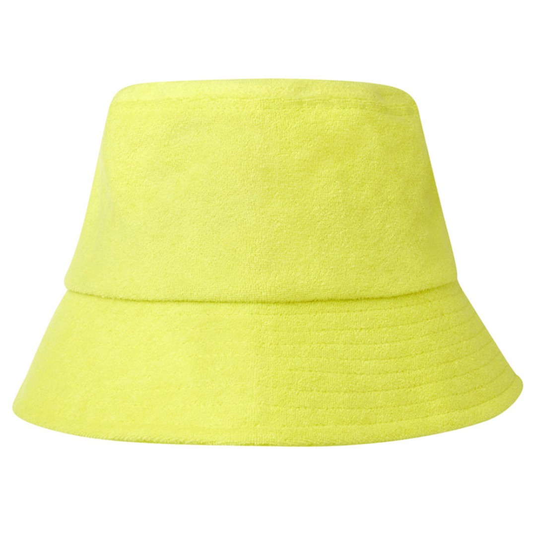 Панама Melo из переработанного махрового материала, сертифицированного GRS - Лайм