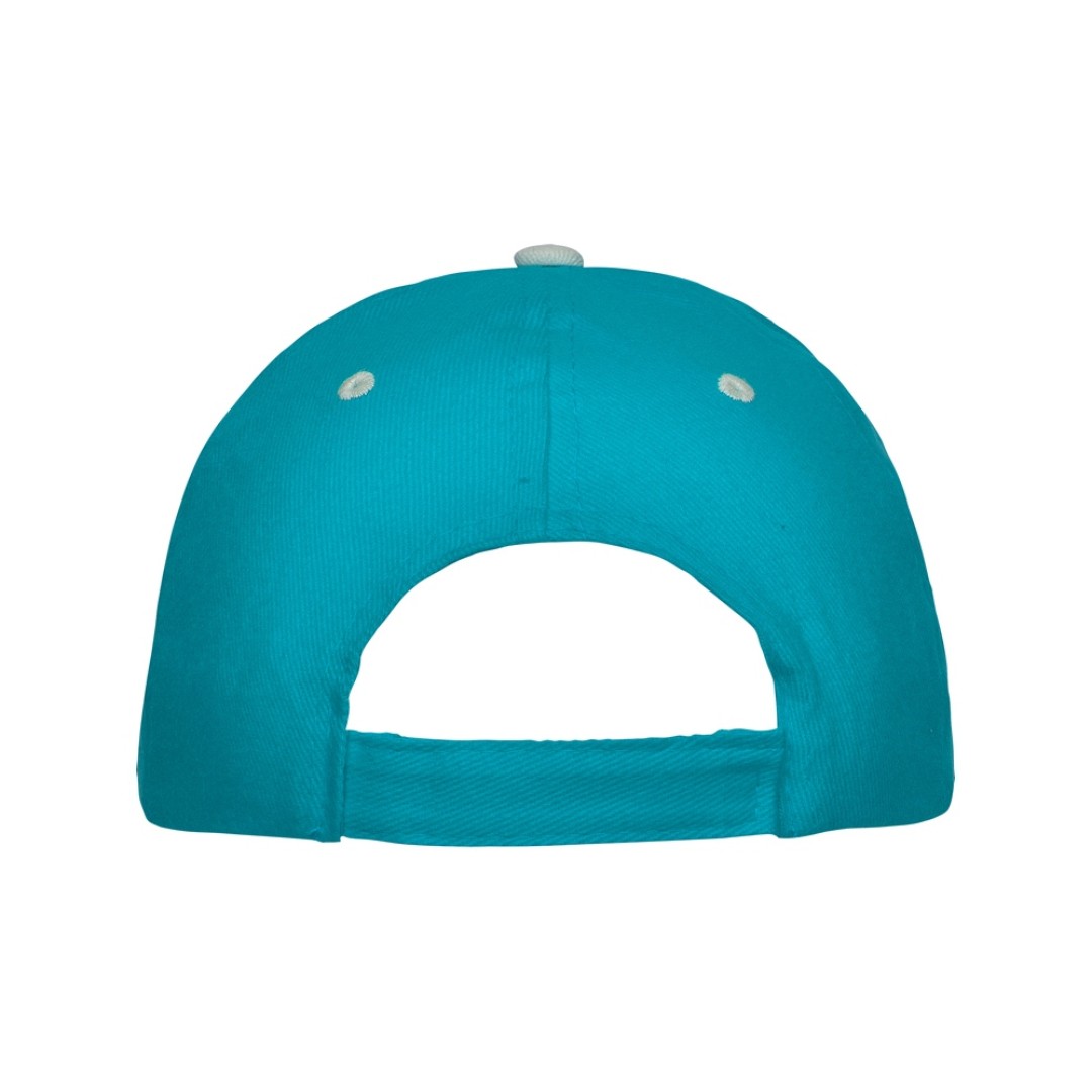 Бейсболка "Panel" унисекс, бирюзовый