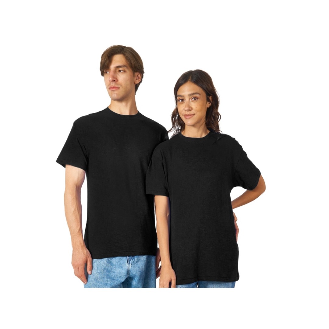 Футболка из джерси с протяжками «Portofino» унисекс, черный