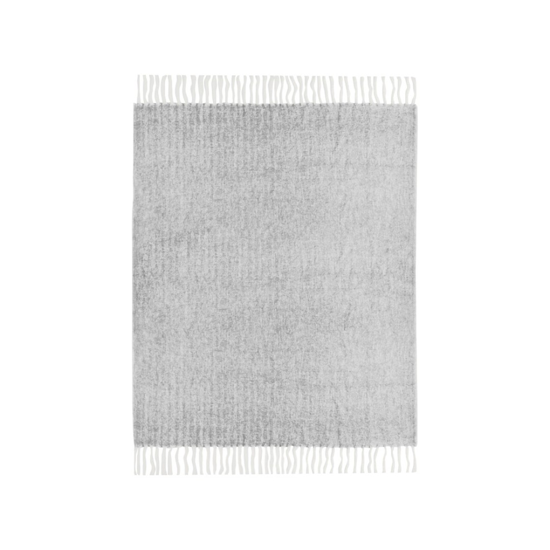 Плед Warmy с шерстью, светло-серый