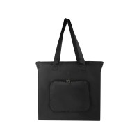 EcoFold Складная эко-сумка из RPET 16 л - сплошной черный