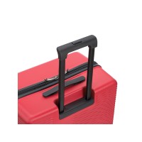 Чемодан TORBER Elton, красный, ABS-пластик, 47 х 32 х 78 см, 96 л