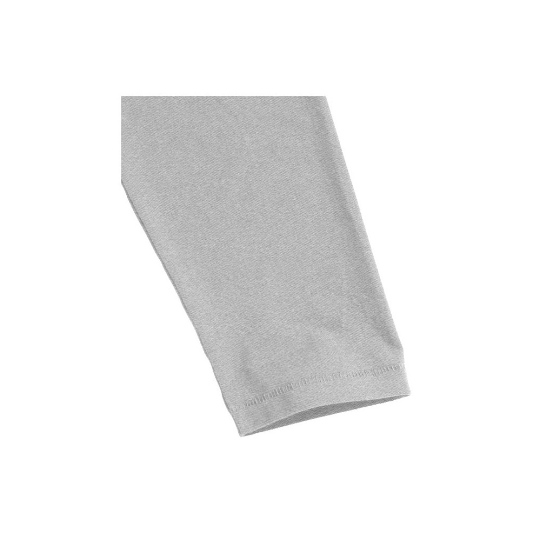 Рубашка поло "Oakville" мужская с длинным рукавом, серый меланж