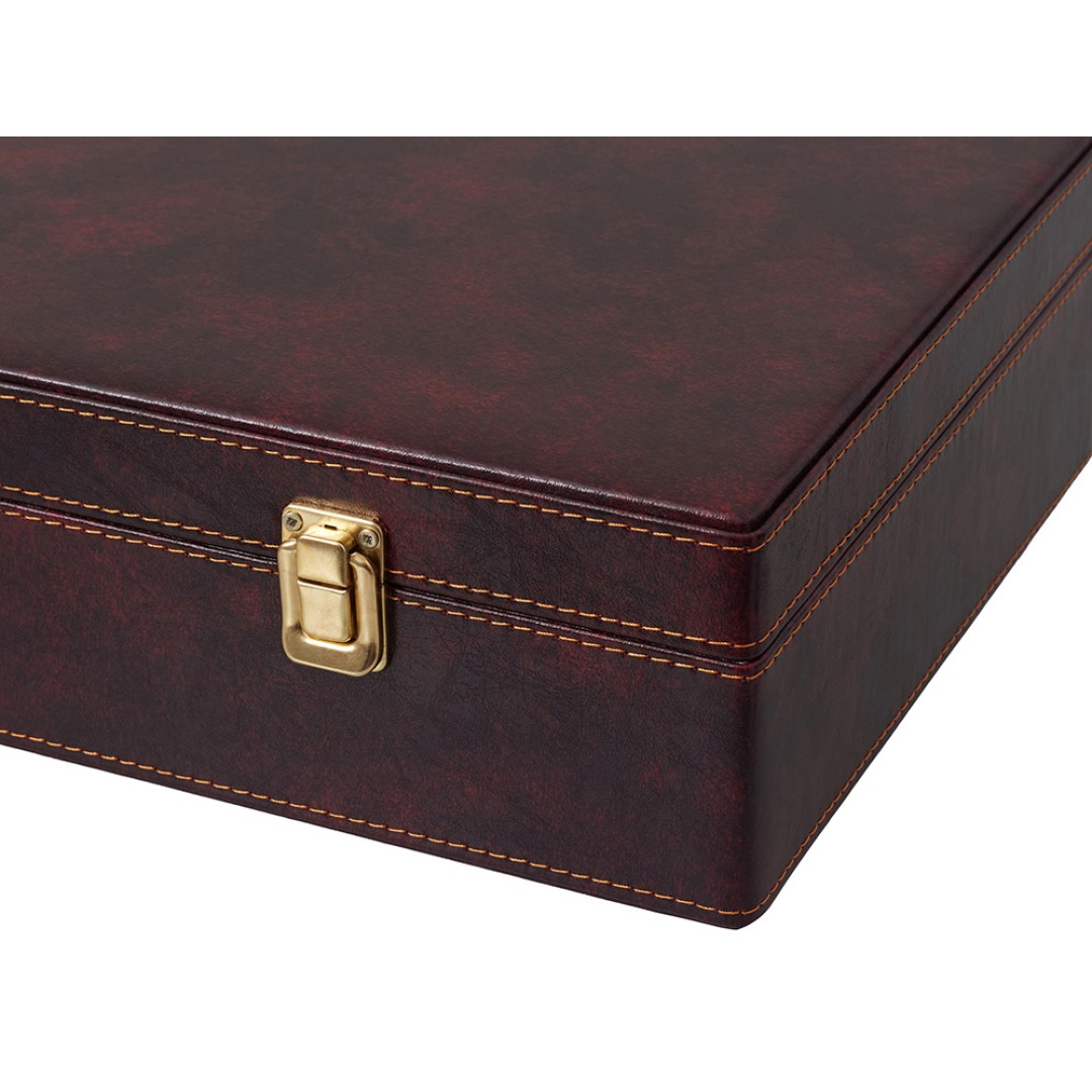 Дипломат подарочный, бордовый