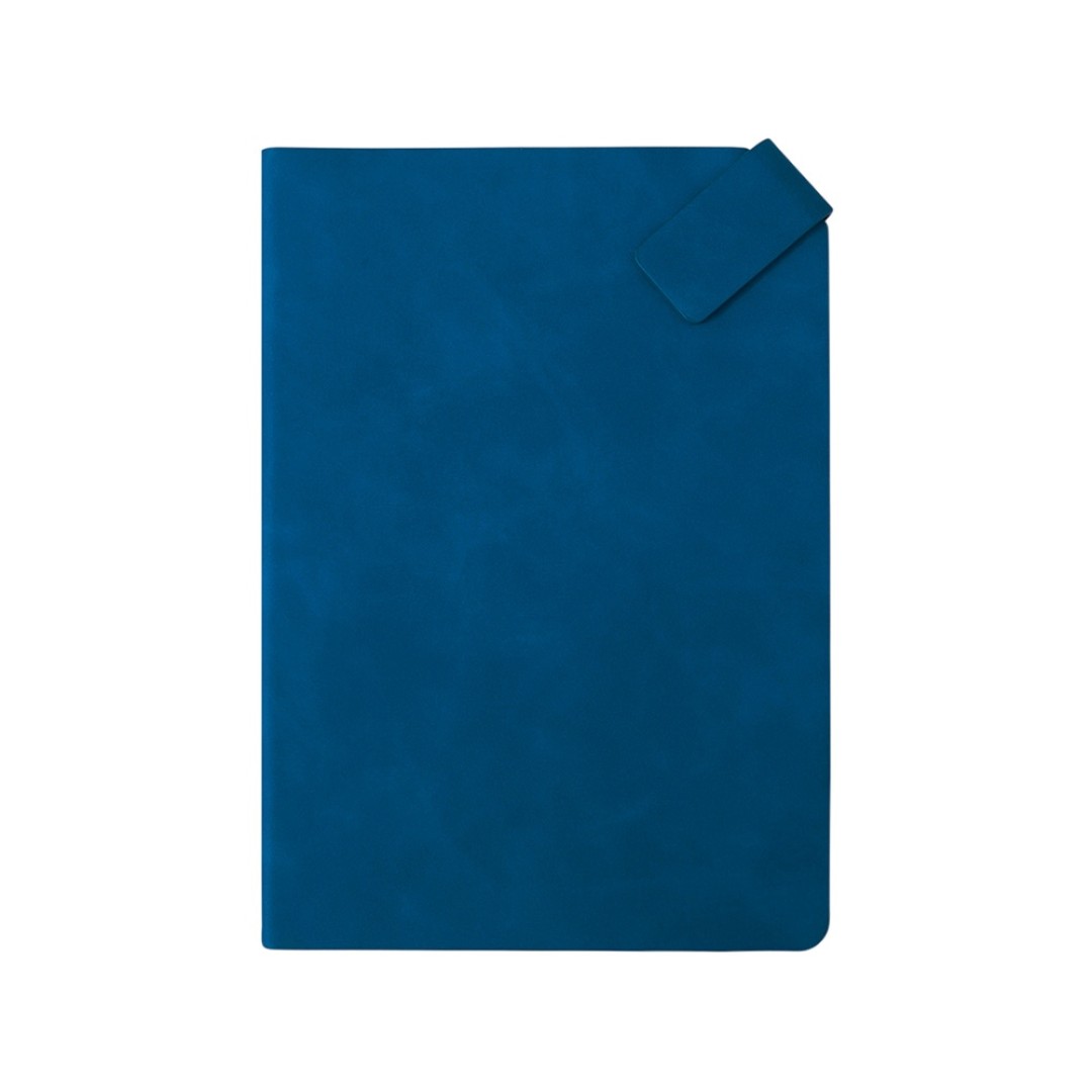 Блокнот А5 в гибкой обложке "Chaplin", синий