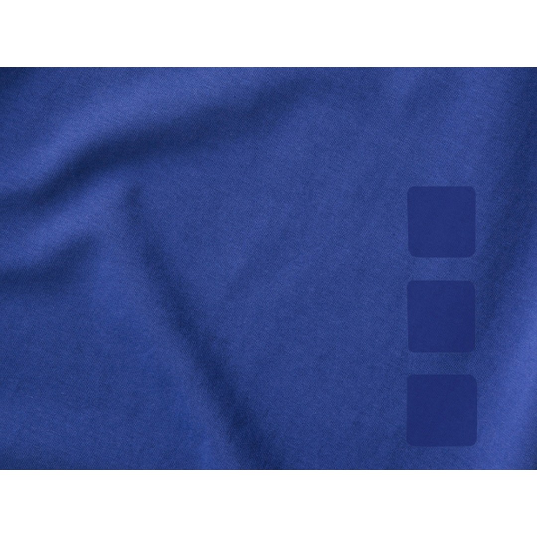 Ponoka женская футболка из органического хлопка, длинный рукав, синий