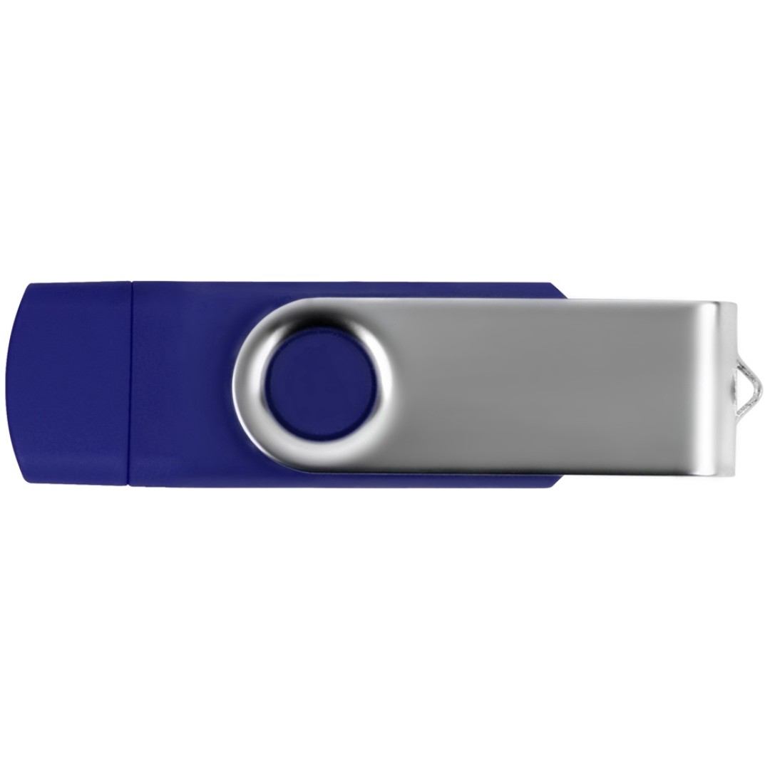 USB/micro USB-флешка 2.0 на 16 Гб «Квебек OTG», синий