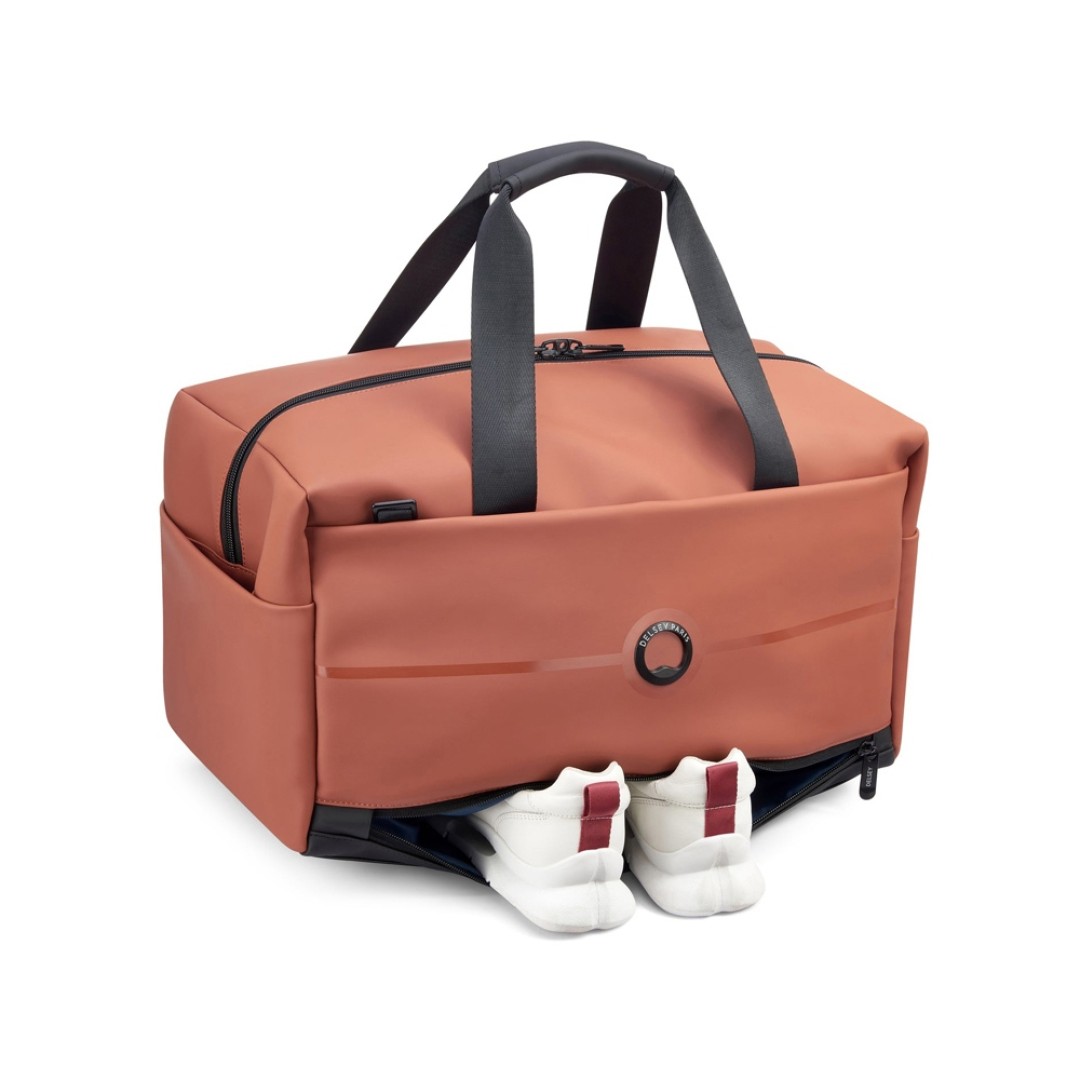 Сумка дорожная DELSEY, TURENNE, 26л, красно-коричневый