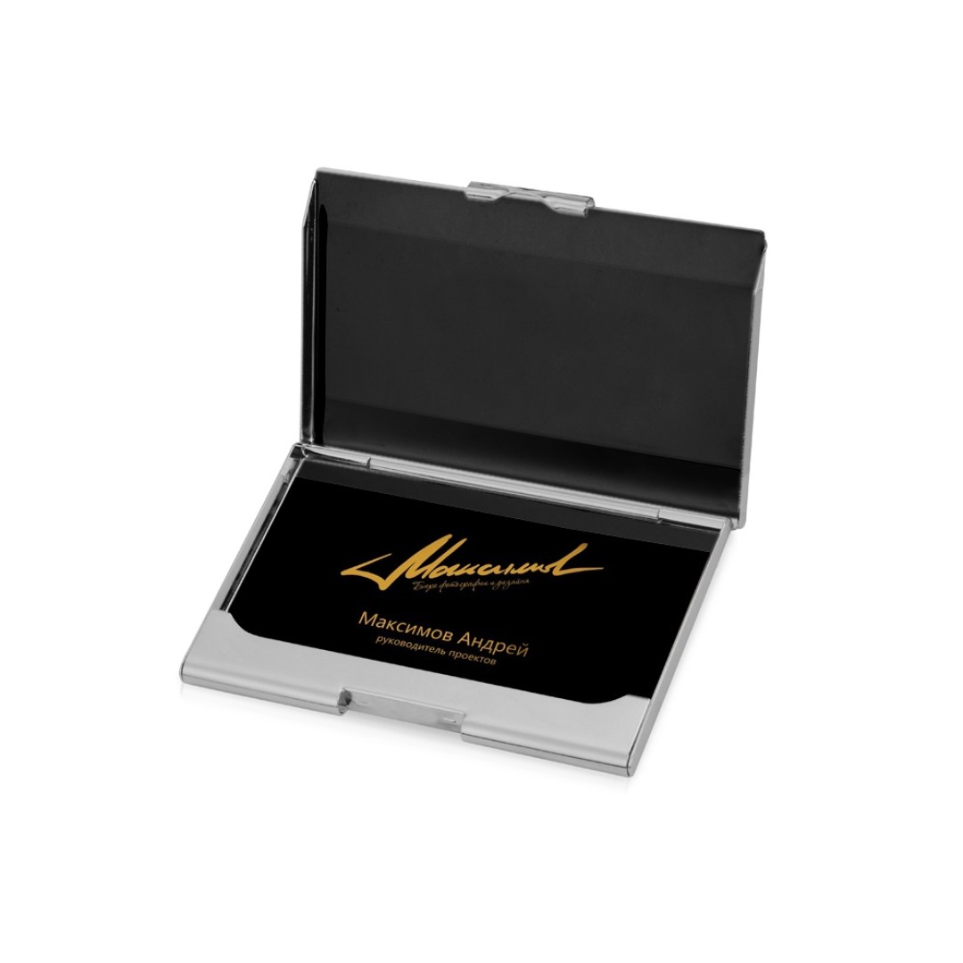 Визитница "Carlo", серебристый