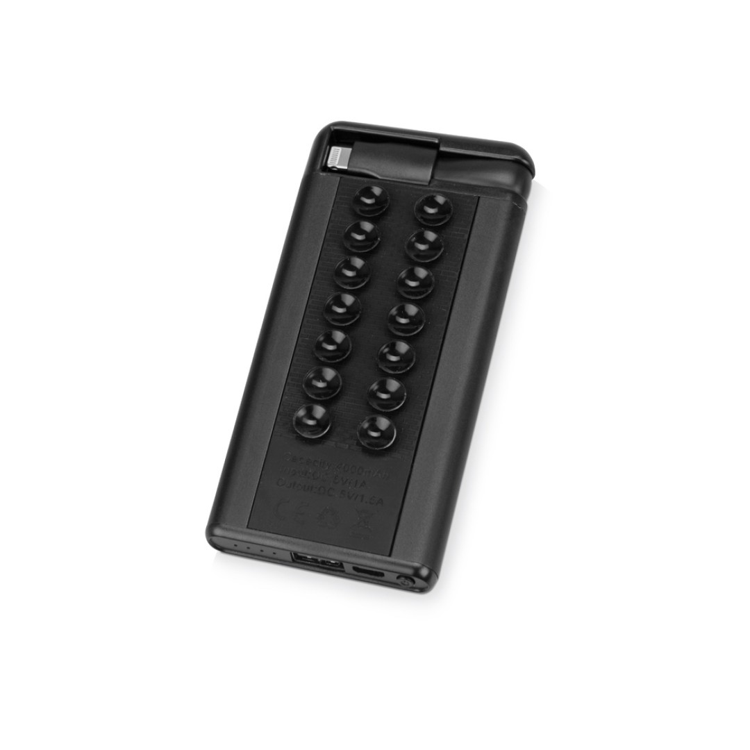 Портативное зарядное устройство "Octopus", черный