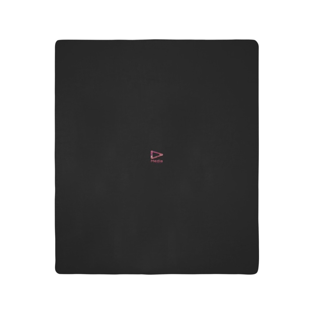 Huggy флисовое одеяло 220x250 см - сплошной черный